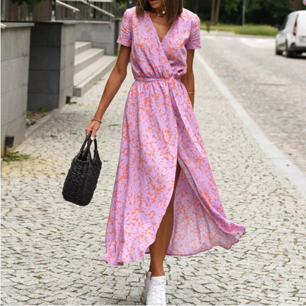 Robe Évasée Imprimée