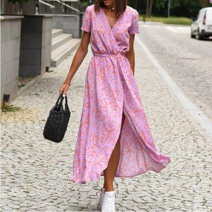 Robe Évasée Imprimée