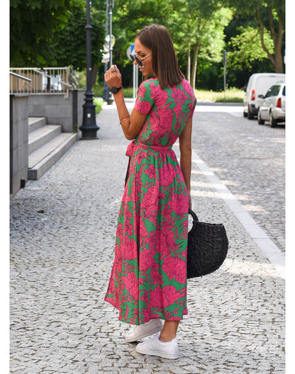 Robe Évasée Imprimée